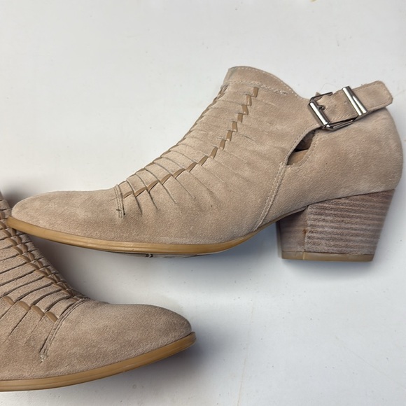 Franco Sarto Taupe Ankle Booties - Picture 5 of 5